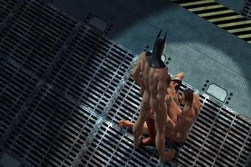 Групповое порно с Batman и Robin