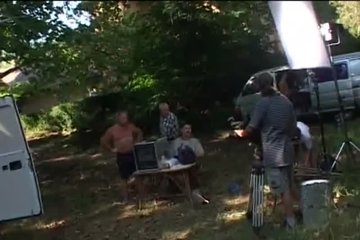 Отправились на съёмки в лес