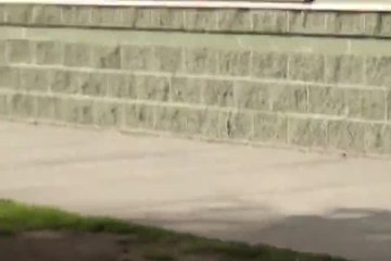 Эмми светя трусиками в парке проситься на член