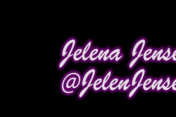 Сочная тёла Jelena Jensen мастурбирует киску рукой и туфлями