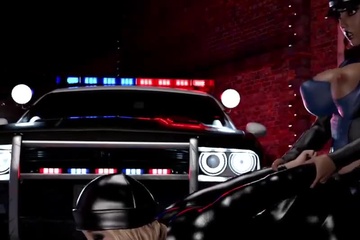 Мультяшные лесбиянки зажигают в полицейском департаменте