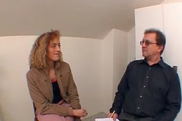 Ирэн не прочь трахнуться с дедком и его парнюлей